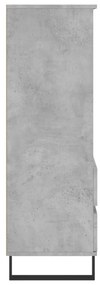 vidaXL Ντουλάπι Γκρι Σκυρ. 40x36x110 εκ. από Επεξεργασμένο Ξύλο