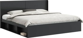 vidaXL Καλάθι με αποθήκη και κεφαλάρι Μαύρο 200 x 200 cm