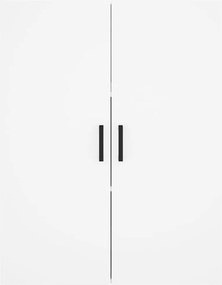 vidaXL Ντουλάπι Λευκό 69,5x34x180 εκ. από Επεξεργασμένο Ξύλο