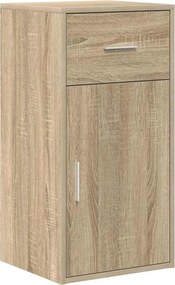 vidaXL Πλαϊνό γραφείο με συρτάρι Δρύς Sonoma 38 x 34 x 75 εκ