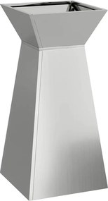 vidaXL Γλάστρα Πυλώνας 2 pcs Ασημί 35 x 35 x 73 εκ.