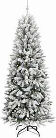 vidaXL Τεχνητό Χριστουγεννιάτικο Δέντρο με 300 LED Λευκό 210 cm