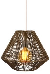 Φωτιστικό Οροφής Μονόφωτο Cordon 4 C243 Fylliana Καφέ 40x35 εκ. 40x40x110 εκ.