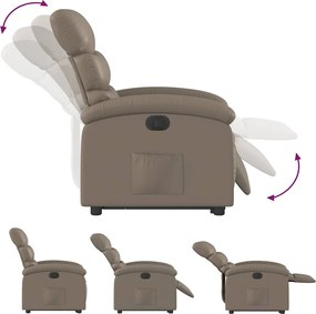 vidaXL Πολυθρόνα Ηλεκ.Ανακλινόμενη με Ανύψωση Συνθ. Δέρμα