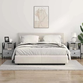 vidaXL Κομοδίνο Γκρι sonoma 41.5 x 40.5 x 55 εκ. Επεξεργασμένο ξύλο