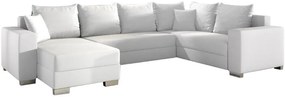 Γωνιακός καναπές Elsa-Αριστερή-Λευκό - 312.00Χ210.00Χ92.00cm