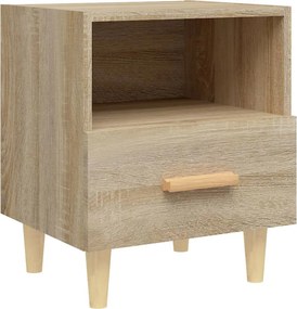 vidaXL Κομοδίνο Sonoma Δρυς 40 x 35 x 47 εκ.