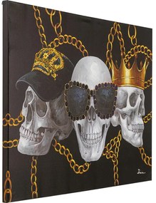 Πίνακας Σε Καμβά Skulls 120x3.5x90εκ