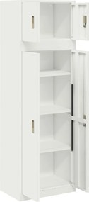 vidaXL Ντουλάπι αποθήκευσης 2 τμχ. 60 x 40 x 180 εκ Ατσάλι Κλειδώσιμο