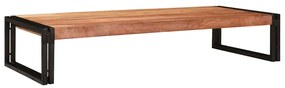 vidaXL Ράφι μπάνιου 120 x 50 x 23 εκ. Στερεό ξύλο μάγκο, σίδηρος