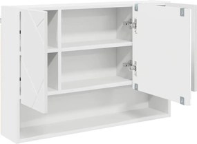 vidaXL Σετ Επίπλων Μπάνιου 3 τμχ. Λευκό 76,5 x 35 x 64 εκ