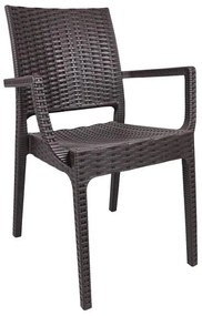 Outdoor Chair Mateo Fylliana Brown 54x55x85 cm