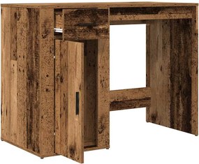 vidaXL Γραφείο Παλιό Ξύλο 100x49x75 εκ. από Μοριοσανίδα