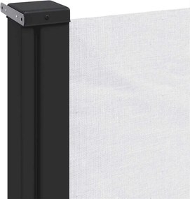 vidaXL Σκίαστρο Πλαϊνό Συρόμενο Λευκό 160 x 300 εκ.