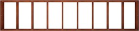 vidaXL Γλάστρα Κήπου Σκ rusty 360 x 80 x 60 εκ
