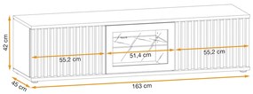 Swap XIX Σύνθεση Καφέ δρυς 280x180x40