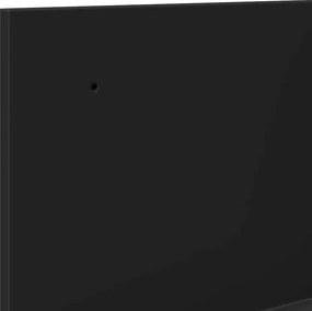 vidaXL Ντουλάπι Τοίχου Μαύρο 70x16,5x30 εκ. από Επεξεργασμένο Ξύλο