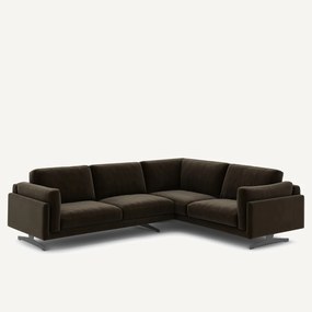 Γωνιακός καναπές από βελούδο, Cesar