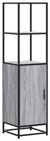 Highboard Grey Sonoma Κατασκευασμένο ξύλο και μέταλλο - Γκρι sonoma