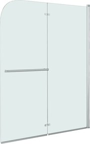 vidaXL Καμπίνα Μπανιέρας με 2 Πάνελ Πτυσσόμενη 95 x 140 εκ. από ESG
