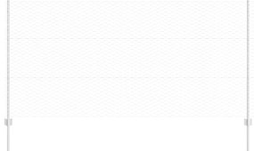 vidaXL Τεντώτο με στήριγμα Ασημί 1,2 x 10 m Ατσάλι