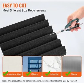 VEVOR Acoustic Foam Panels 36 Pack 12 x 12 x 2 in for Studio Wall and Ceiling