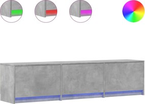vidaXL Ντουλάπι TV Σκυρόδεμα 165 x 34 x 40 εκ. Επεξεργασμένο ξύλο