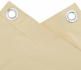 Περίφραξη Μπαλκονιού Προστατευτική Κρεμ 1000x75 εκ. από PVC - Κρεμ