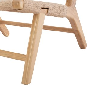 Πολυθρόνα ANIKA C8917.01 Ξύλινη με Πλέξη Σχοινί 67,5x75x73,5Yεκ. 67.5x75x73.5 εκ.