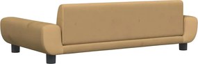 vidaXL Κρεβάτι Σκύλου Καφέ 100 x 54 x 33 εκ. Βελούδινο