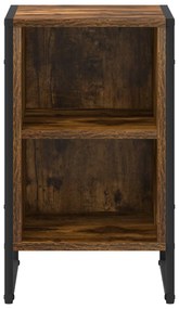 vidaXL Κομοδίνο 2 pcs Καπνιστό Δρυς 39.5 x 30 x 50 εκ