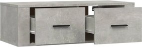 vidaXL Ντουλάπι Τηλεόρασης Κρεμ. Γκρι Σκυρ. 80x36x25εκ. Επεξ. Ξύλο