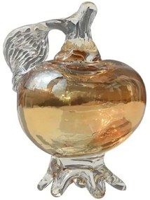 Διακοσμητικό Ρόδι Φυσητό 15-70026 Φ6x10cm Honey Marhome Γυαλί