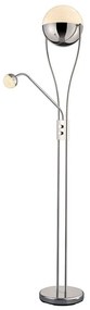 Φωτιστικό Δαπέδου Chris 478310206 180x52cm Chrome Trio Lighting Metal, Glass
