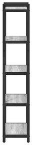 vidaXL Βιβλιοθήκη Γκρι sonoma 40 x 30 x 153 εκ Επεξεργασμένο ξύλο