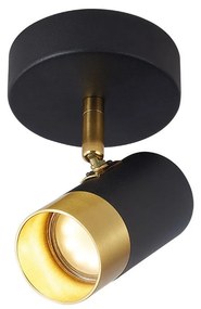 Φωτιστικό Οροφής Braytron BV04-00020 Χρυσό Ματ (Gold Mat- Satin), Μαύρο Ματ (Black Mat)