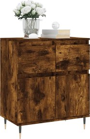 vidaXL Ντουλάπι Καπνιστή Δρυς 60x35x70 εκ. από Επεξεργασμένο Ξύλο