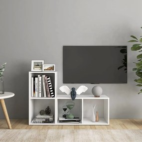 vidaXL Έπιπλα Τηλεόρασης 2 τεμ. Λευκά 72 x 35 x 36,5 εκ. Επεξ. Ξύλο