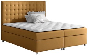Επενδυμένο κρεβάτι Asti-Moustardi-200 x 200
