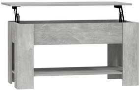 vidaXL Τραπεζάκι Σαλονιού Γκρι Σκυρ. 101x49x52 εκ. Επεξεργασμένο Ξύλο