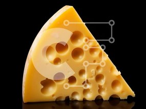 Σετ των 2 Intra Συλλεκτικό Ξύλινο Παζλ Plywood  4mm - Τυρί με τρύπες Σε Ξύλινο Κουτί - Διαστάσεις: 10x10 cm – 25 κομμάτια