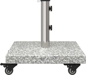 vidaXL Βάση ομπρέλας Γκρι 45 x 45 x 45 cm Γρανίτης