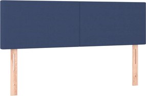 vidaXL Κεφαλάρια Μπλε 144x5x78/88 εκ. Ύφασμα