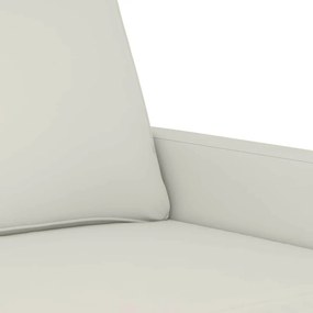 vidaXL Πολυθρόνα Κρεμ 60 εκ. Βελούδινη