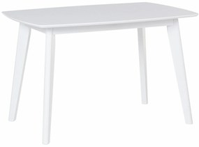 Τραπέζι Berwyn 930, Άσπρο, 75x80x120cm, 28 kg, Επιμήκυνση, Ινοσανίδες μέσης πυκνότητας, Ξύλο, Ξύλο: Καουτσούκ | Epipla1.gr