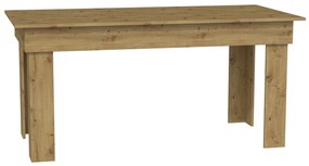 Τραπέζι Mandeville 207, Artisan βελανιδιά, 75x80x160cm, 32 kg, Πλαστικοποιημένη μοριοσανίδα | Epipla1.gr