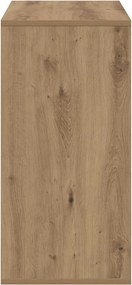 vidaXL Πλαϊνό γραφείο Artisan Oak 68,5 x 32 x 67 εκ