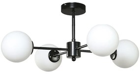 Φωτιστικό Οροφής 5016-4 50x25cm 4xG9 Black-White Inlight