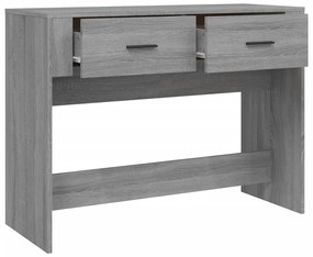 vidaXL Τραπέζι Κονσόλα Γκρι Sonoma 100x39x75 εκ. Επεξεργασμένο Ξύλο