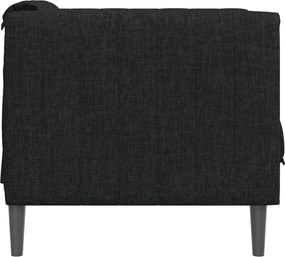 vidaXL Πολυθρόνα Σαλονιού Μαύρη Υφασμάτινη